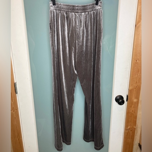 Dazy velour wide leg pants - Picture 6 of 6